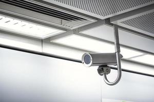 beveiliging cctv camera in kantoorgebouw