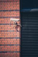 bewakingscamera, bewakingssysteem op kantoorgebouw