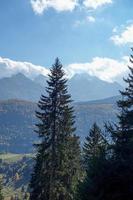 wandelen in de zwitserse alpen foto