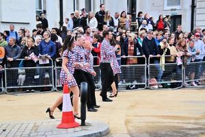 londen in het Verenigd Koninkrijk in juni 2022. een blik op de platina jubileumparade foto