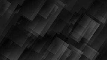 4k digitale vierkante bewegende abstracte schone zakelijke achtergrond naadloze loops - grijs, zwart foto