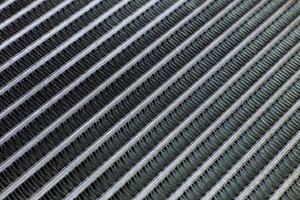 de airconditioning spoelen auto close-up textuur afbeelding. foto