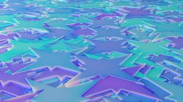 3D-achtergrond abstracte 4-punts sterpatroon textuur foto