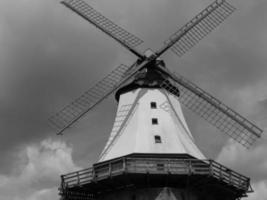 de stad kappeln aan de rivier de schlei foto