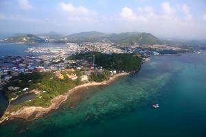 vissersdorp, sattahip, cholburi, thailand foto