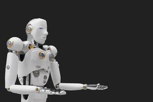 robot metaverse vr avatar realiteit spel virtuele realiteit van mensen blockchain technologie investering, zakelijke levensstijl virtuele realiteit vr wereld verbinding cyber avatar metaverse mensen 2022 3d render foto
