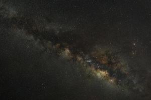 melkwegstelsel, foto met lange sluitertijd, met korrel