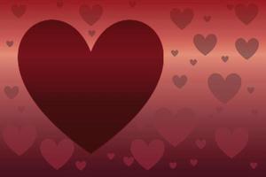 abstract gradiënt textuur kunst rood roze hart vorm behang achtergrond Valentijnsdag foto
