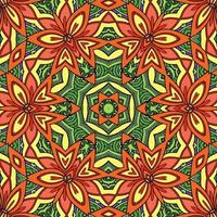 kleurrijk mandala bloemenpatroon boho symmetrisch 423 foto