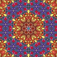 kleurrijk mandala bloemenpatroon boho symmetrisch 617 foto
