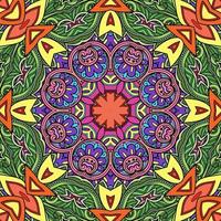 kleurrijk mandala bloemenpatroon boho symmetrisch 269 foto