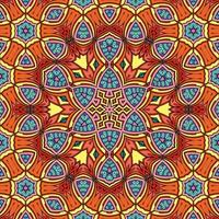 kleurrijk mandala bloemenpatroon boho symmetrisch 869 foto