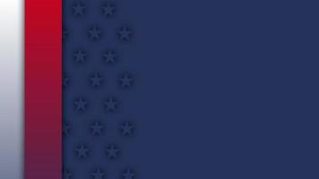 moderne eenvoudige samenvatting met vierkante en ster geometrische achtergrond in de mix van donkerblauw, wit en rood Verenigde Staten vlag kleurverloop beschikbaar voor tekst en offerte presentatie achtergrondontwerp foto