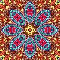 kleurrijk mandala bloemenpatroon boho symmetrisch 230 foto