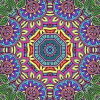 kleurrijk mandala bloemenpatroon boho symmetrisch 343 foto