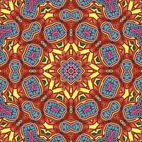 kleurrijk mandala bloemenpatroon boho symmetrisch 949 foto