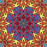 kleurrijk mandala bloemenpatroon boho symmetrisch 196 foto