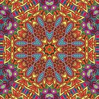kleurrijk mandala bloemenpatroon boho symmetrisch 525 foto