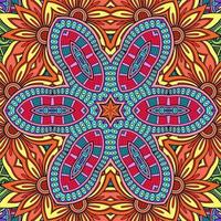 kleurrijk mandala bloemenpatroon boho symmetrisch 23 foto