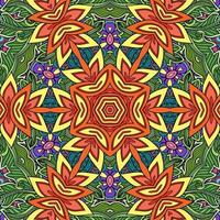kleurrijk mandala bloemenpatroon boho symmetrisch 20 foto