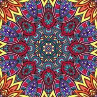 kleurrijk mandala bloemenpatroon boho symmetrisch 327 foto