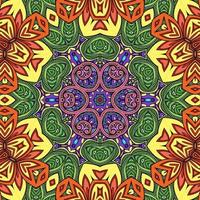 kleurrijk mandala bloemenpatroon boho symmetrisch 714 foto