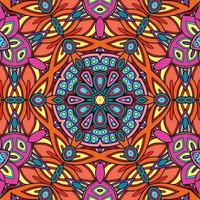 kleurrijk mandala bloemenpatroon boho symmetrisch 588 foto