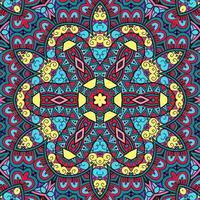 kleurrijk mandala bloemenpatroon boho symmetrisch 564 foto