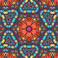 kleurrijk mandala bloemenpatroon boho symmetrisch 556 foto