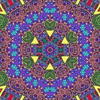 kleurrijk mandala bloemenpatroon boho symmetrisch 699 foto