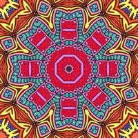 kleurrijk mandala bloemenpatroon boho symmetrisch 987 foto