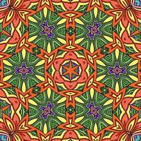 kleurrijk mandala bloemenpatroon boho symmetrisch 384 foto