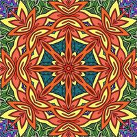 kleurrijk mandala bloemenpatroon boho symmetrisch 171 foto