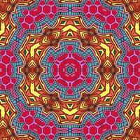 kleurrijk mandala bloemenpatroon boho symmetrisch 891 foto
