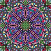 kleurrijk mandala bloemenpatroon boho symmetrisch 295 foto