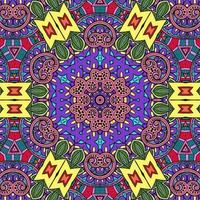 kleurrijk mandala bloemenpatroon boho symmetrisch 666 foto
