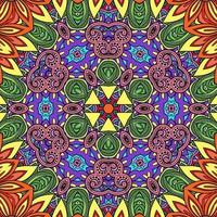 kleurrijk mandala bloemenpatroon boho symmetrisch 452 foto