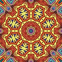 kleurrijk mandala bloemenpatroon boho symmetrisch 1021 foto