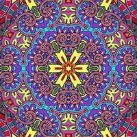 kleurrijk mandala bloemenpatroon boho symmetrisch 443 foto