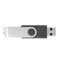 USB-stick geïsoleerd op een witte achtergrond foto