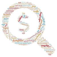 seo - zoekmachineoptimalisatie in word cloud foto