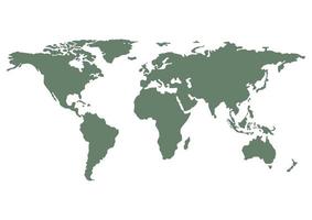 wereld afzonderlijke landen in kaart brengen foto