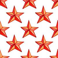 naadloos patroon met rode sterren. kerstvakantie patroon foto