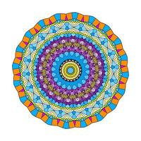 kleurrijke mandala ontwerp achtergrond. ongebruikelijke bloemvorm. oosters. antistress therapie patronen. geweven ontwerpelementen foto