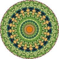 abstracte kleurrijke mandala-achtergrond foto
