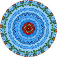 etnische heldere mandala stijl bloemen patroon. ongebruikelijke bloemvorm. oosterse., anti-stress therapie patronen. geweven ontwerpelementen foto