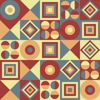kleurrijk neogeometrisch patroon. moderne abstracte stijl. vintage kleuren foto