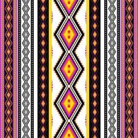 naadloos stoffenpatroon ontworpen met geometrische vormen voor het maken van sjaals, overhemden, naaien, breien, weven. foto