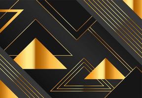 elegant goud abstract geometrisch ontwerp als achtergrond foto