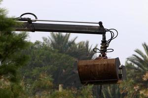 tel aviv israël 12 december 2019. werk en uitrustingsstukken in israël. foto